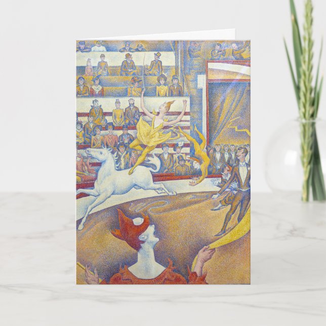 Carte Georges Seurat - Le Cirque (Devant)