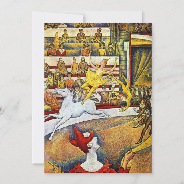 Carte Georges Seurat - Le Cirque (Devant)