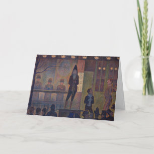 Carte Georges Seurat - Parade de cirque