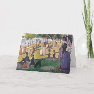 Carte Georges Seurat - Un dimanche sur La Grande Jatte