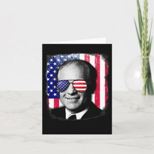 Carte Gerald Ford 4 juillet Drapeau