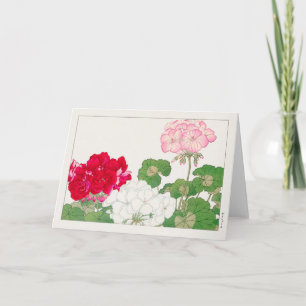 Carte Géranium de Tanigami Konan