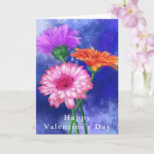 Carte Gerberas Valentine's Day Card