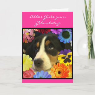 Carte German Anniversaire de Birthday