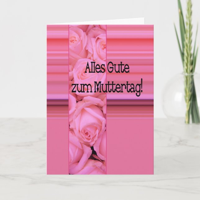 Carte german Bonne fête des mères ! (Devant)
