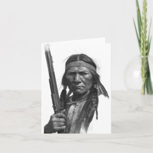 Carte Geronimo noir et blanc