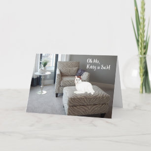 Carte Get Well Card pour chat