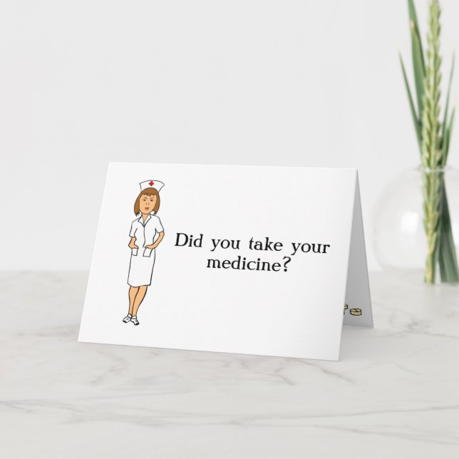 Carte Get Well Humour (Devant)