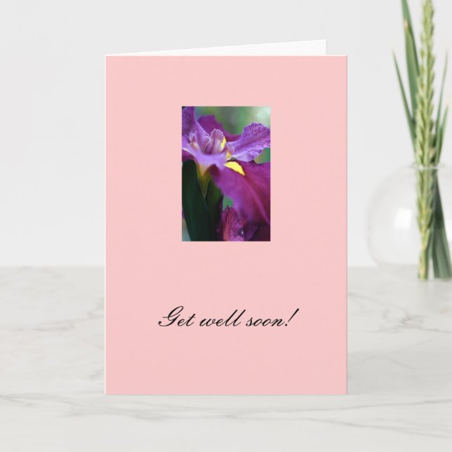 Carte "Get well soon !" (Devant)