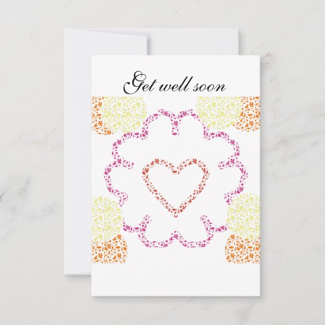 Carte Get Well Soon (Devant)