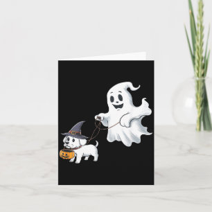 Carte Ghost Walks The Dog Halloween