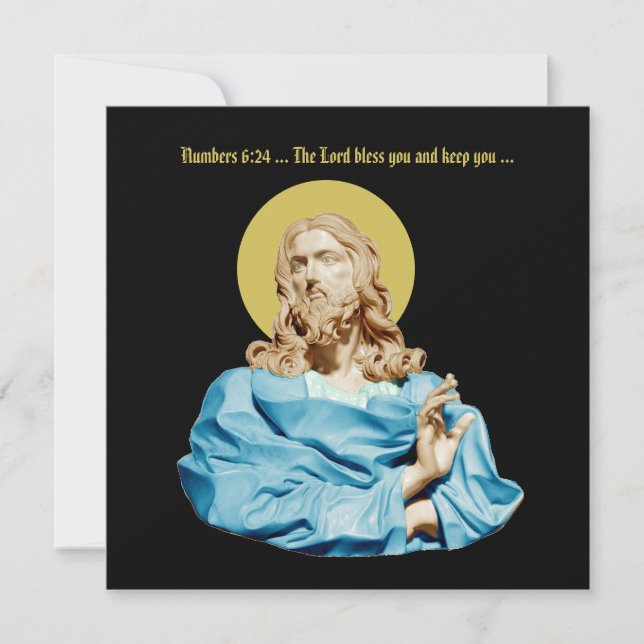 Carte Gian Lorenzo Bernini Bust of Christ 1679 (Devant)