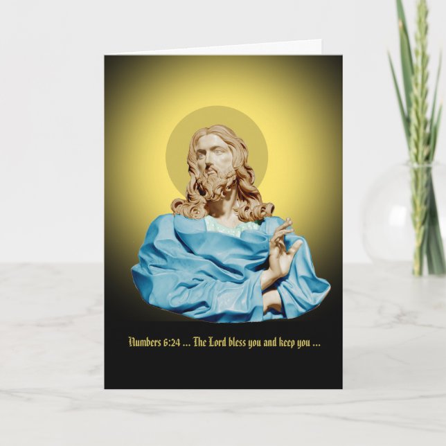 Carte Gian Lorenzo Bernini Bust of Christ 1679 (Devant)