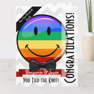 Carte Giant Smile Gay Mariage Félicitations Big Card
