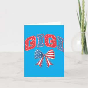 Carte Gigi Prépa du 4 juillet Grand-mère pour la fête de
