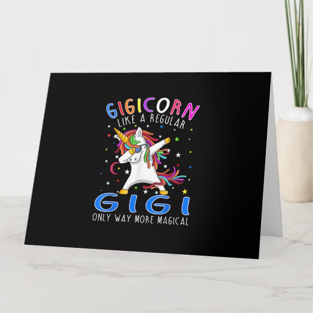 Carte Gigicorne Comme Une Gigi Régulière Et Beaucoup Plu (Devant)