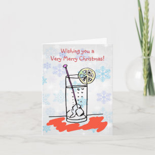 Carte Gin Sling Joyeux Noël