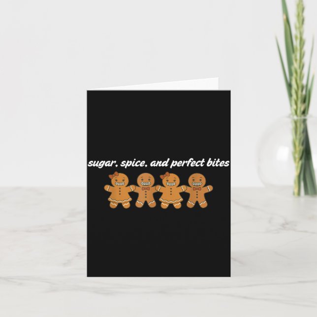 Carte Gingerbread Dental Christmas Ortho Squad Orthodont (Devant)