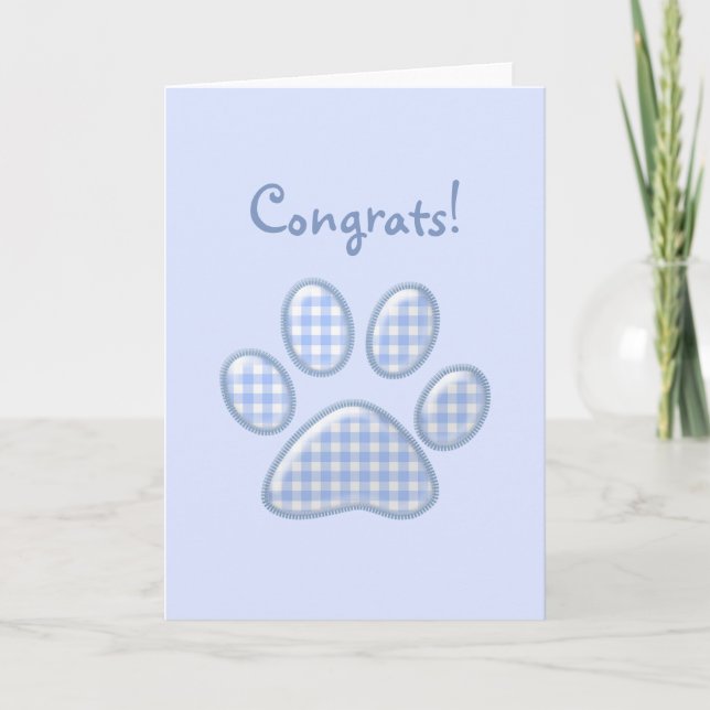 Carte gingham (Devant)