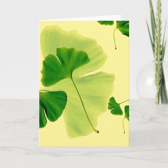 Carte Gingko Elegance (Devant)