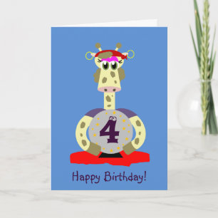 Carte Girafe d'Anivalley Gina