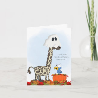 Carte Girafe Fantôme