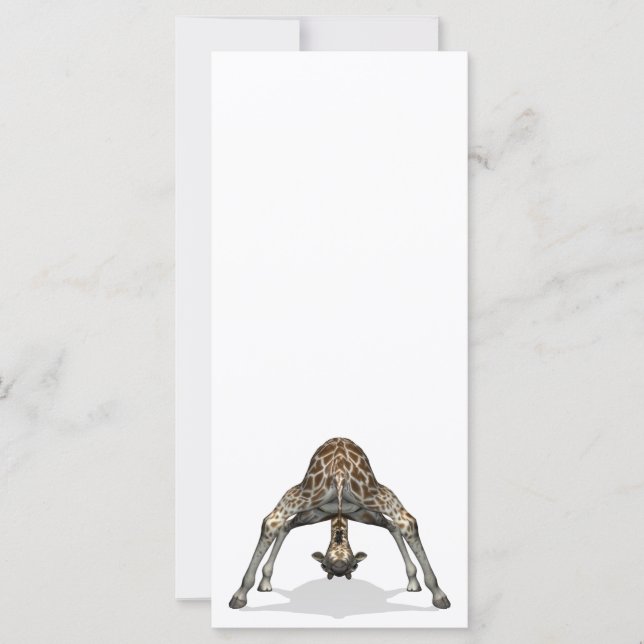 Carte Girafe flexible (Devant)