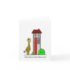 Carte girafe Nouveau domicile, Nouveaux souvenirs