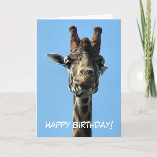 CARTE GIRAFFE (Devant)