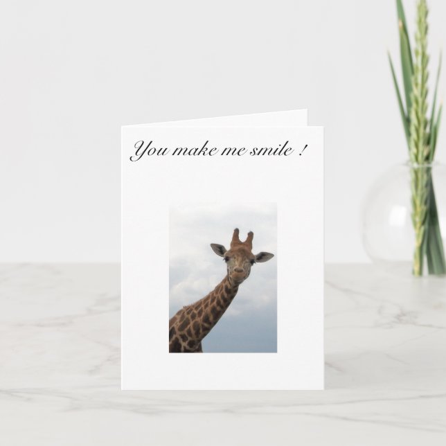 Carte Giraffe (Devant)