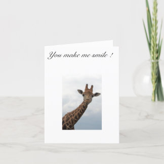 Carte Giraffe