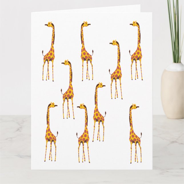 Carte Giraffes (Devant)