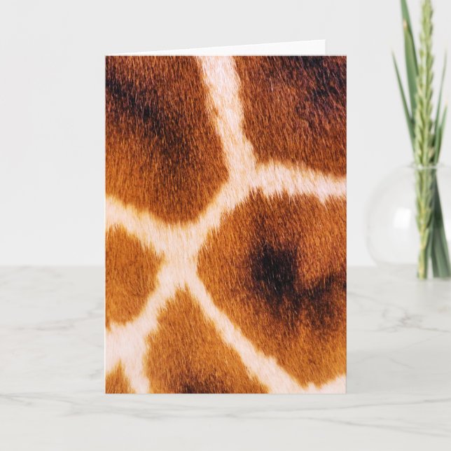 CARTE GIRAFFES (Devant)