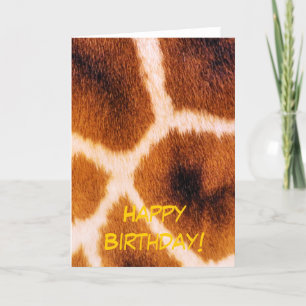 CARTE GIRAFFES