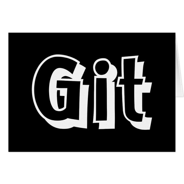 Carte Git (Devant horizontal)