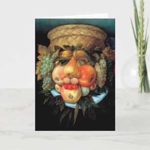 Carte Giuseppe Arcimboldo - corbeille de fruits