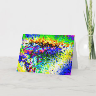 Carte Glace colorée