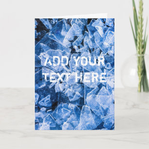 Carte Glace cool pour été chaud