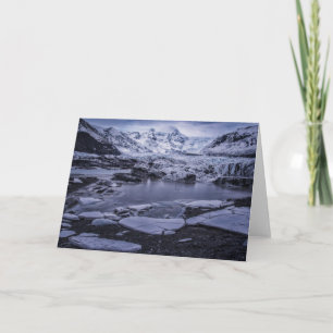 Carte Glace et neige   Glacier Sólheimajökull, Islande