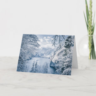 Carte Glace et neige   Lac Königssee, Allemagne
