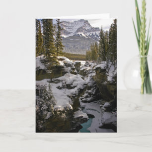 Carte Glace et neige Parc national Jasper Alberta, Can