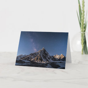 Carte Glace et neige   Voie Lactée Glacier Baltoro, Paki