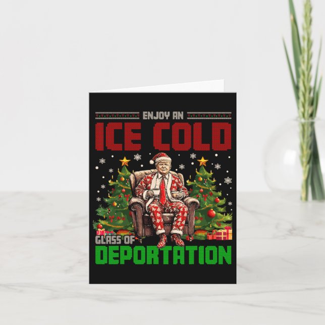Carte Glace Profitez D'Une Glace Froid Gl De Déportation (Devant)