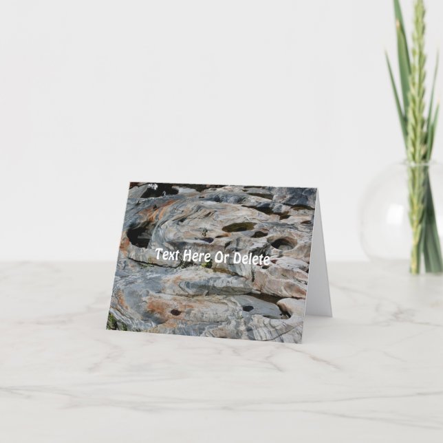 Carte Glacial Potholes Nature Personalized Note  (Devant)