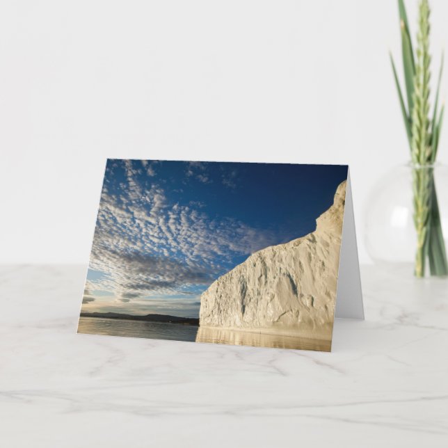 Carte Glacier de Jakobshavn dans la baie Disko (Devant)