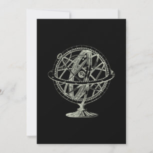 Carte Globe céleste de la sphère militaire