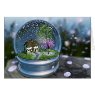 Carte Globe Cherry Blossom