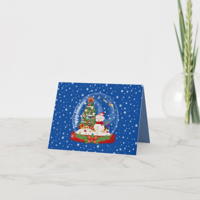 Carte Globe des neiges (Devant)