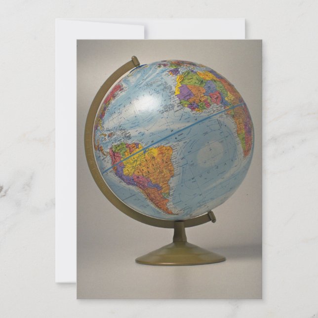 Carte Globe unique (Devant)