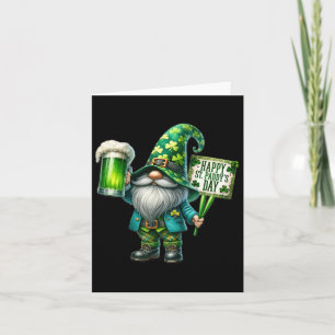 Carte Gnome Boire Saint Patricks Day Joyeux St Paddys
